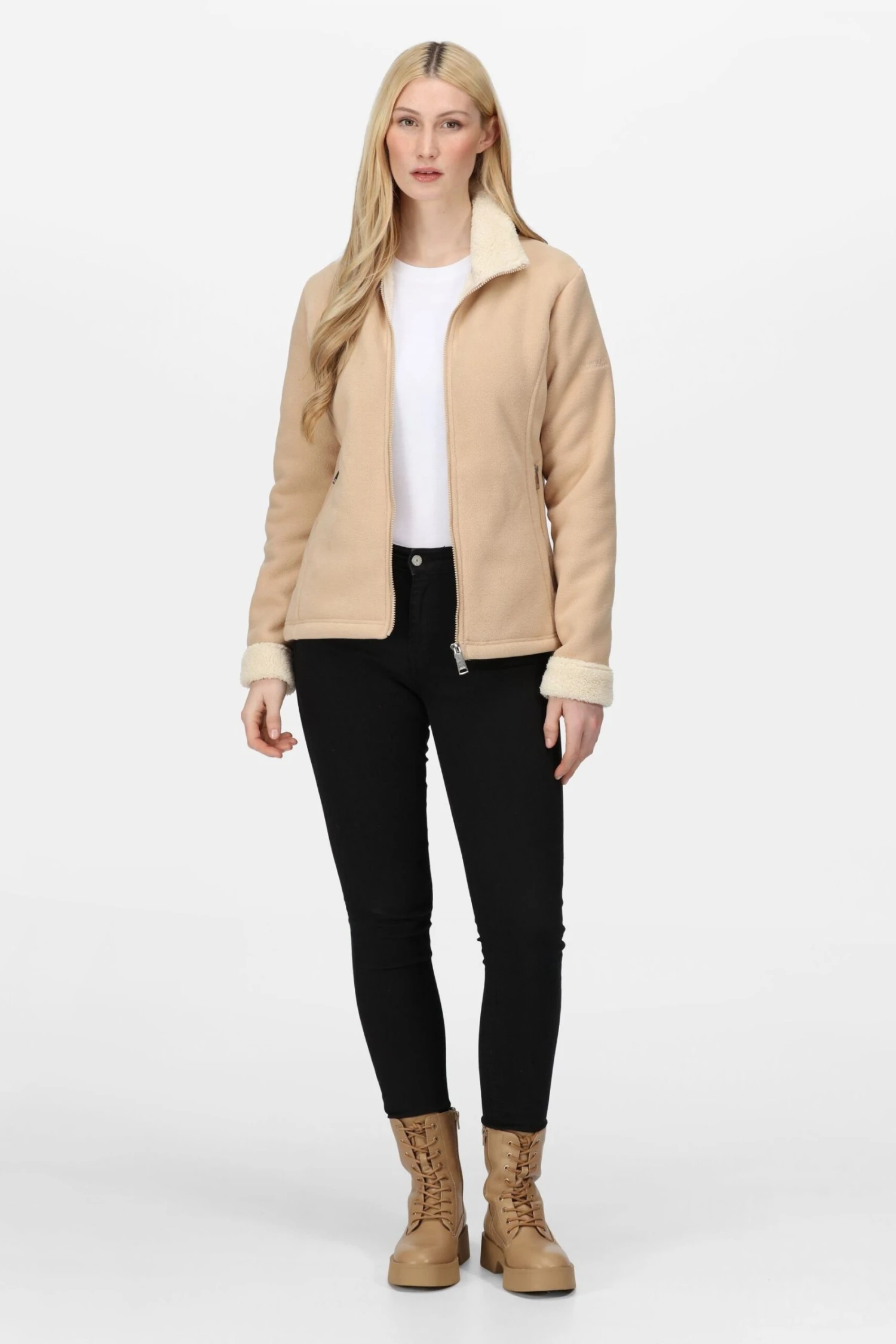 Regatta Brandall Full Zip Brown Fleece - Image 3