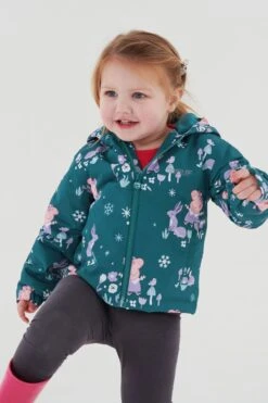Regatta Pink Peppa Pig Muddy Puddle Waterproof Jacket