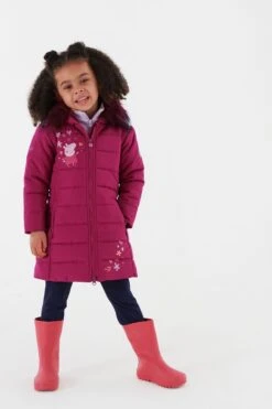 Regatta Girls Pink Peppa Pig Padded Jacket