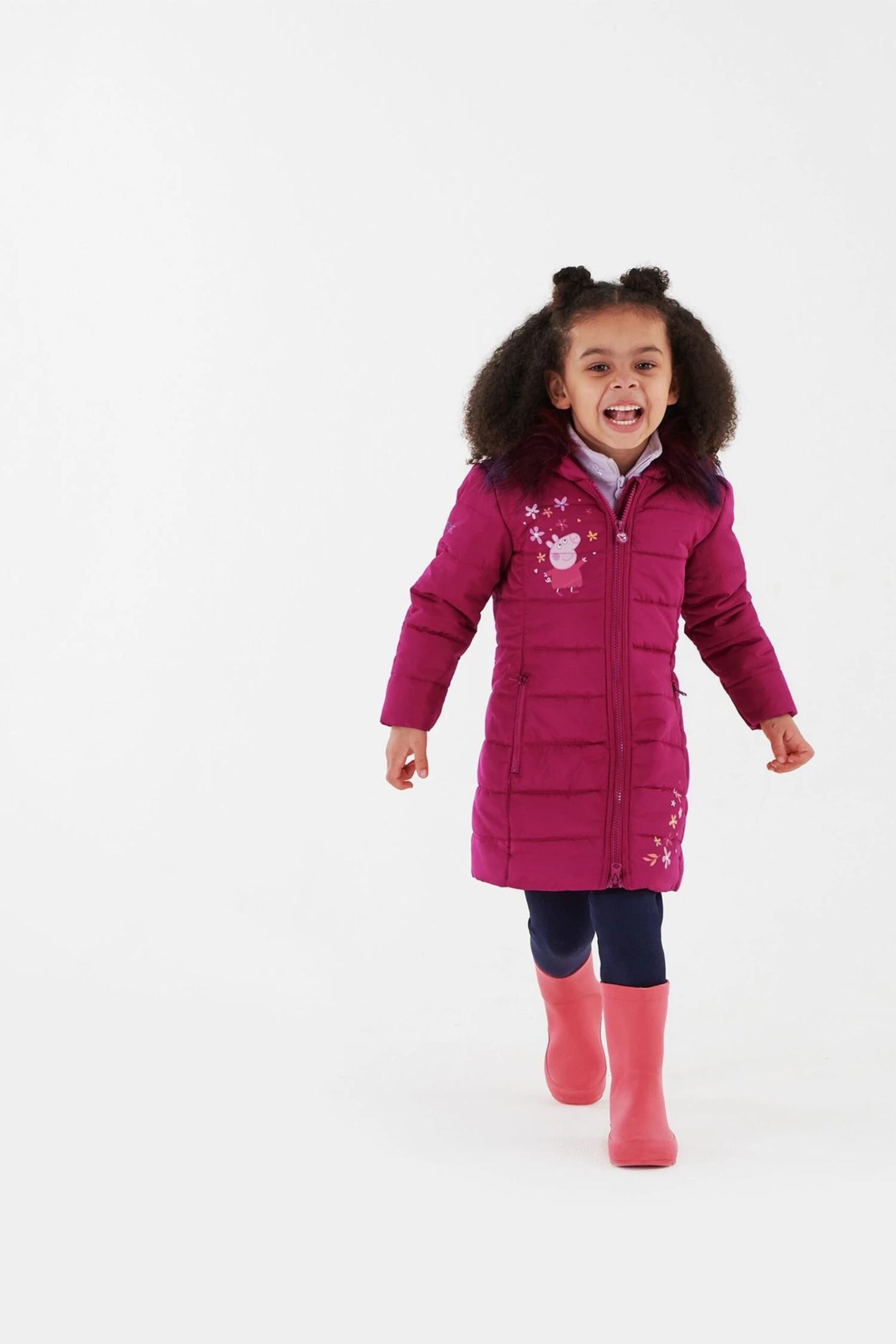 Regatta Girls Pink Peppa Pig Padded Jacket - Image 4
