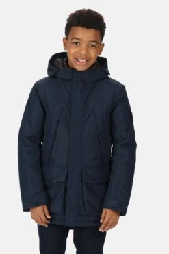 Regatta Blue Paddrick Waterproof Insulated Parka Jacket