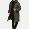 Regatta Green Bodie Longline Duvet Puffer Jacket