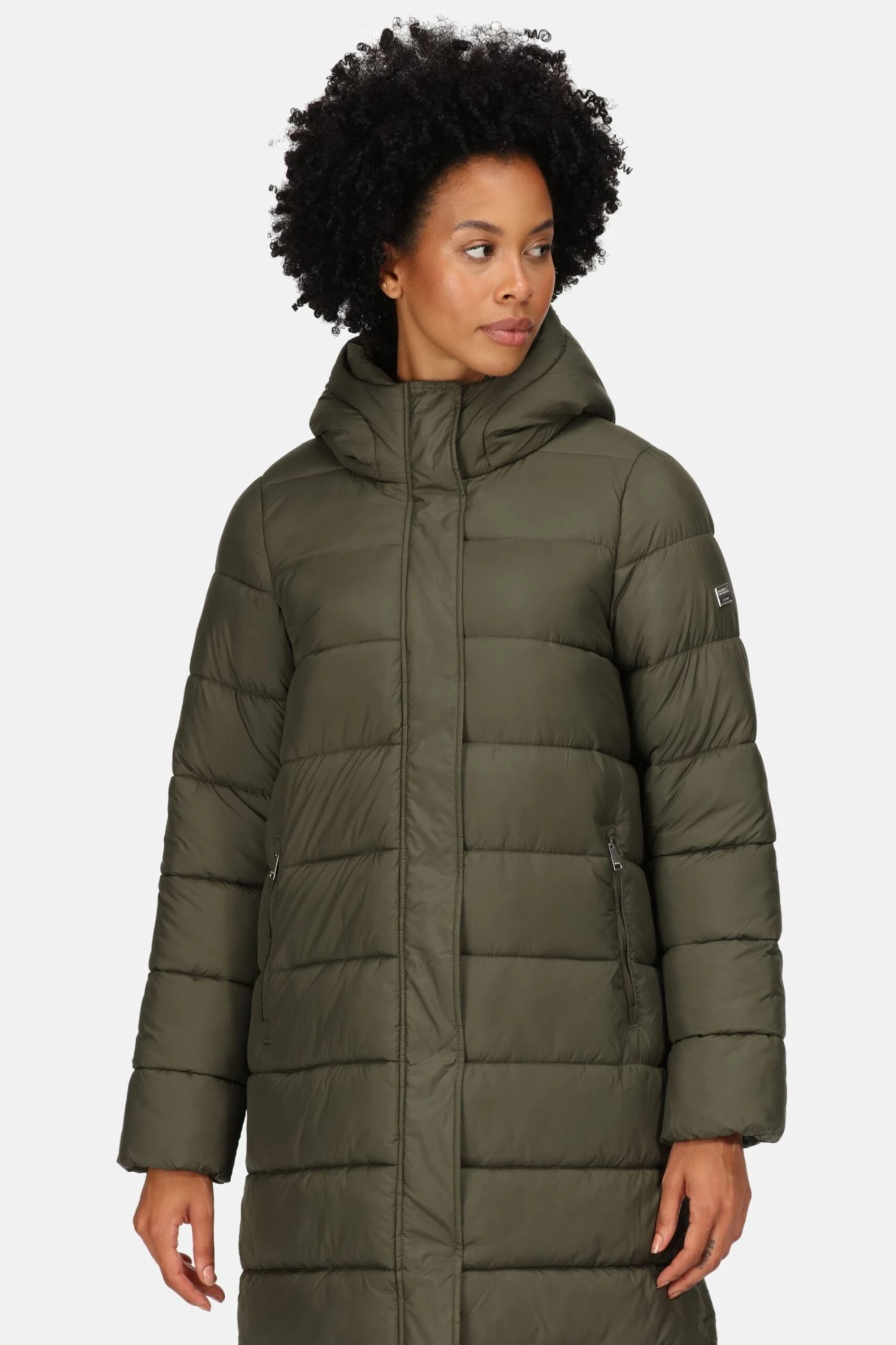 Regatta Green Bodie Longline Duvet Puffer Jacket - Image 4