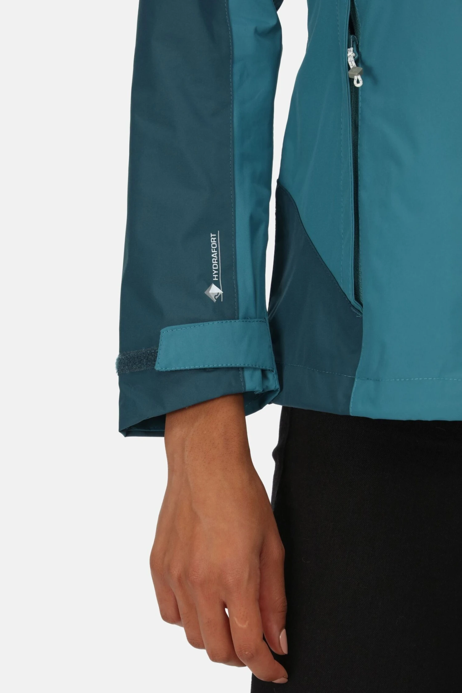 Regatta Womens Blue Calderdale IV Waterproof Jacket - Image 4