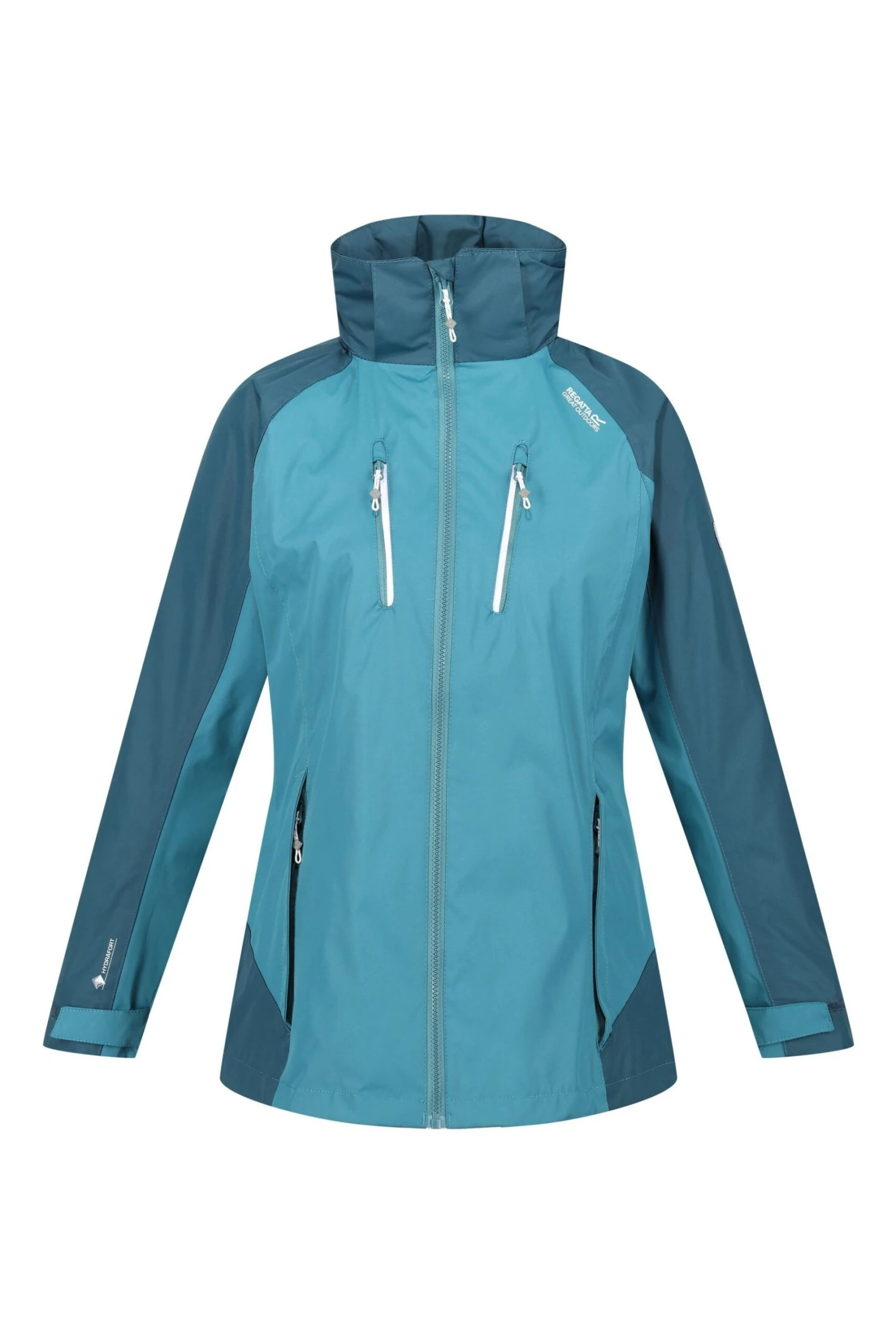Regatta Womens Blue Calderdale IV Waterproof Jacket - Image 5