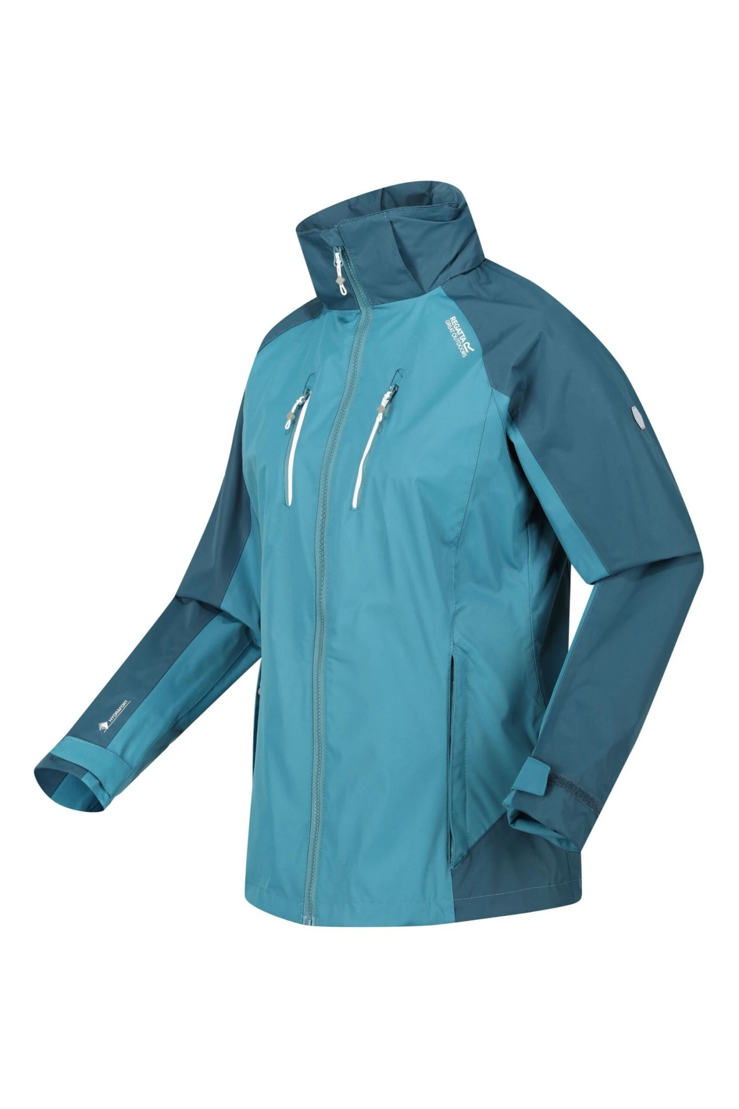 Regatta Womens Blue Calderdale IV Waterproof Jacket - Image 7