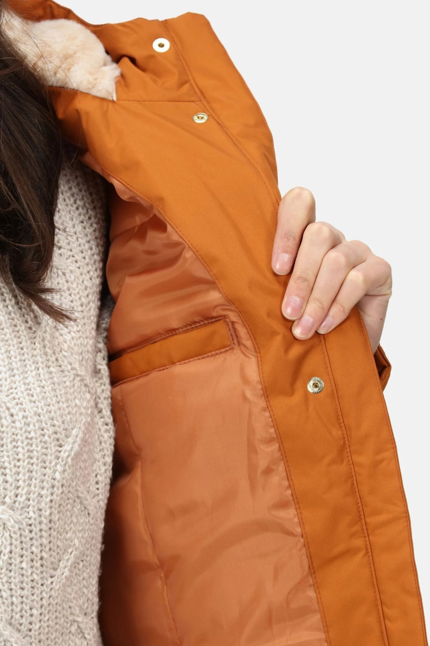 Regatta Bria Waterproof Insulated Brown Jacket - Image 4