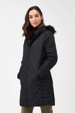 Regatta Fritha Ii Longline Insulated Black Jacket