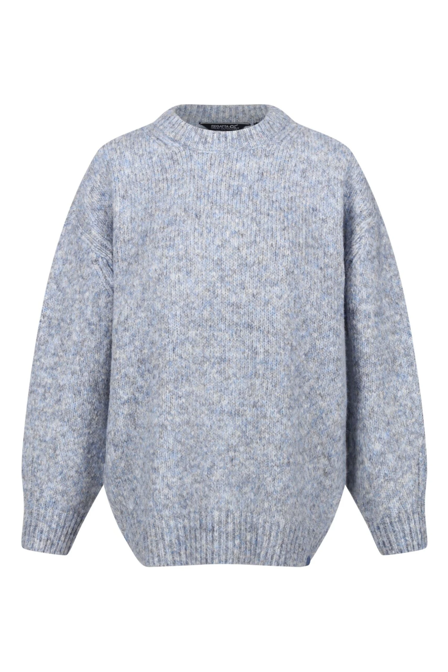 Regatta Blue Kaylani Balloon Sleeve Knitted Jumper - Image 5