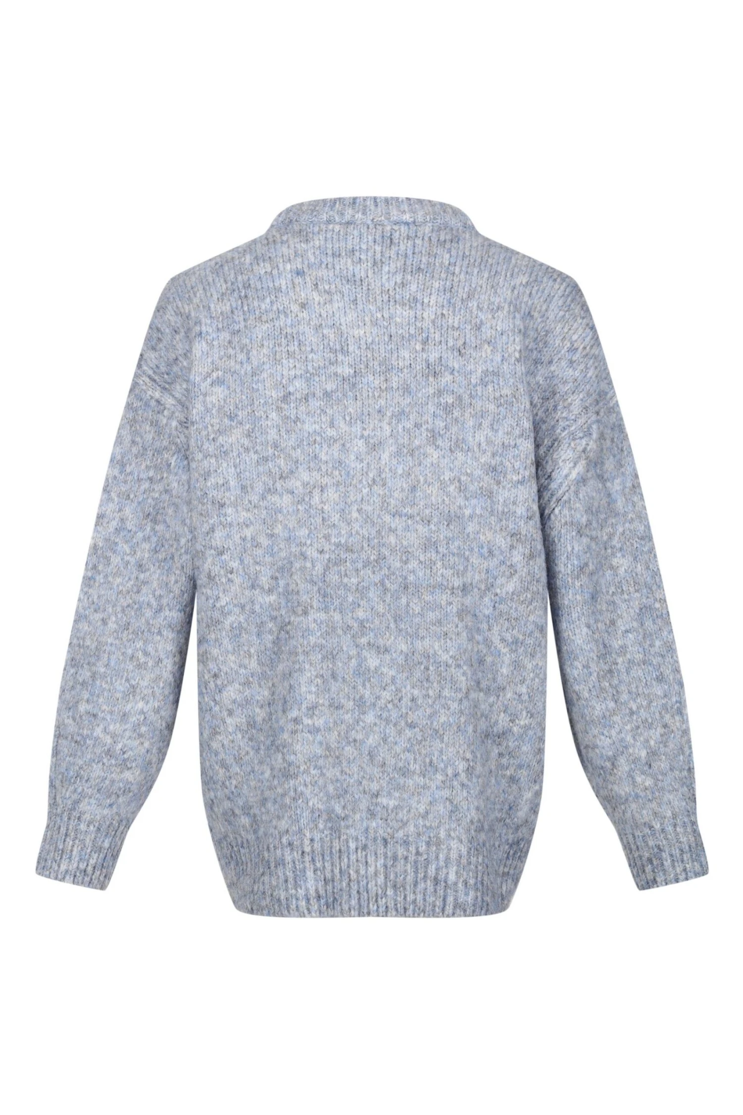 Regatta Blue Kaylani Balloon Sleeve Knitted Jumper - Image 6