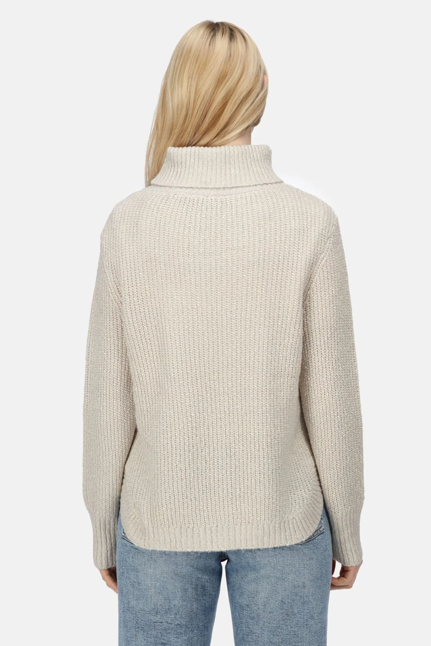 Regatta Grey Kensley Roll Neck Knitted Jumper - Image 2