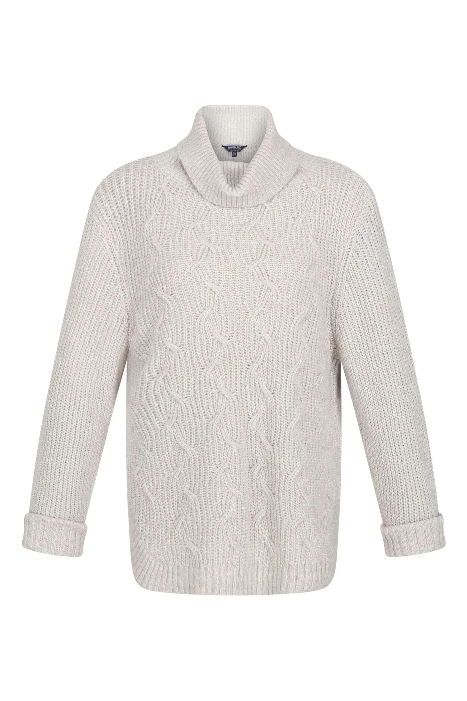 Regatta Grey Kensley Roll Neck Knitted Jumper - Image 6