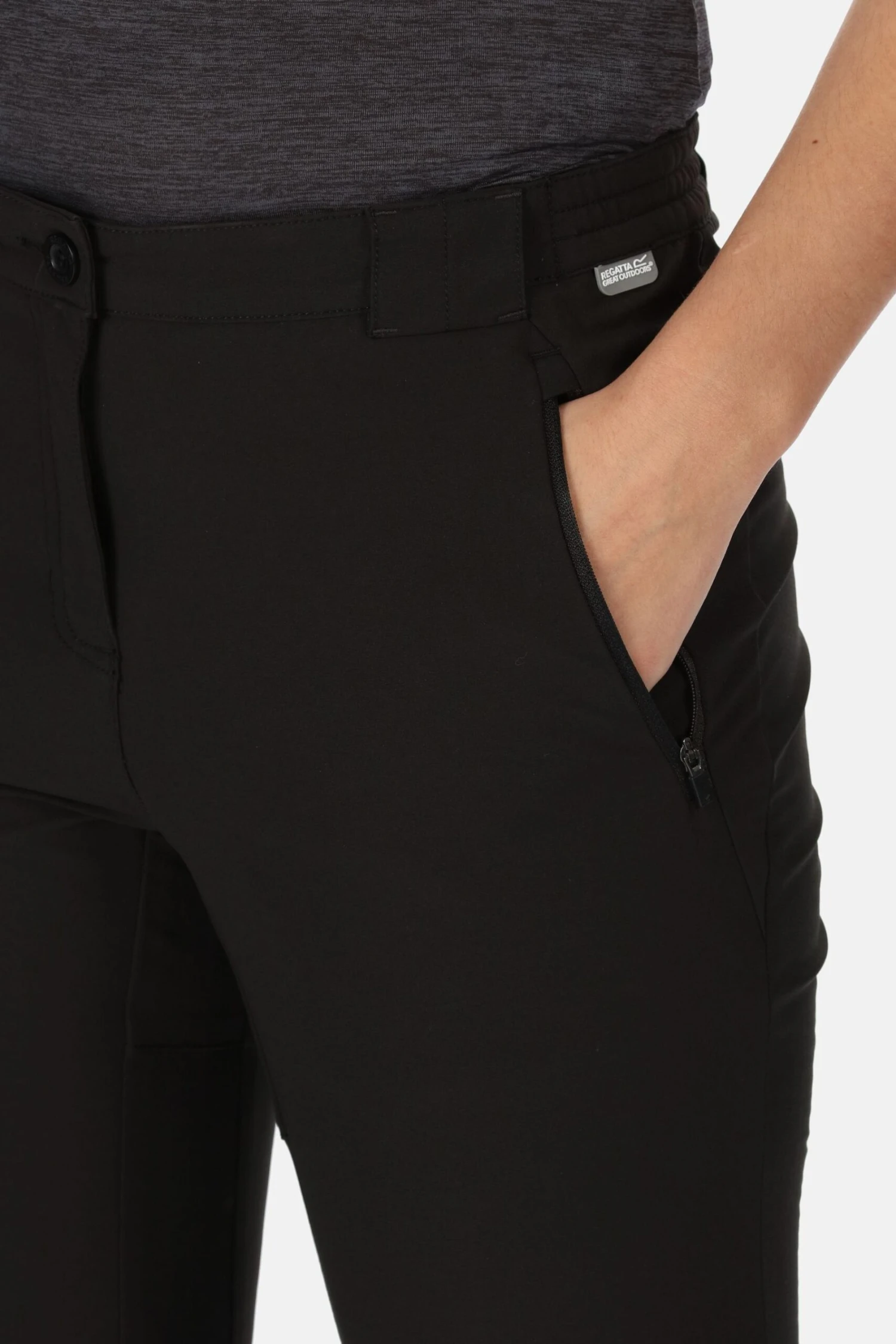Regatta Womens Questra Isoflex Black Trousers - Image 4