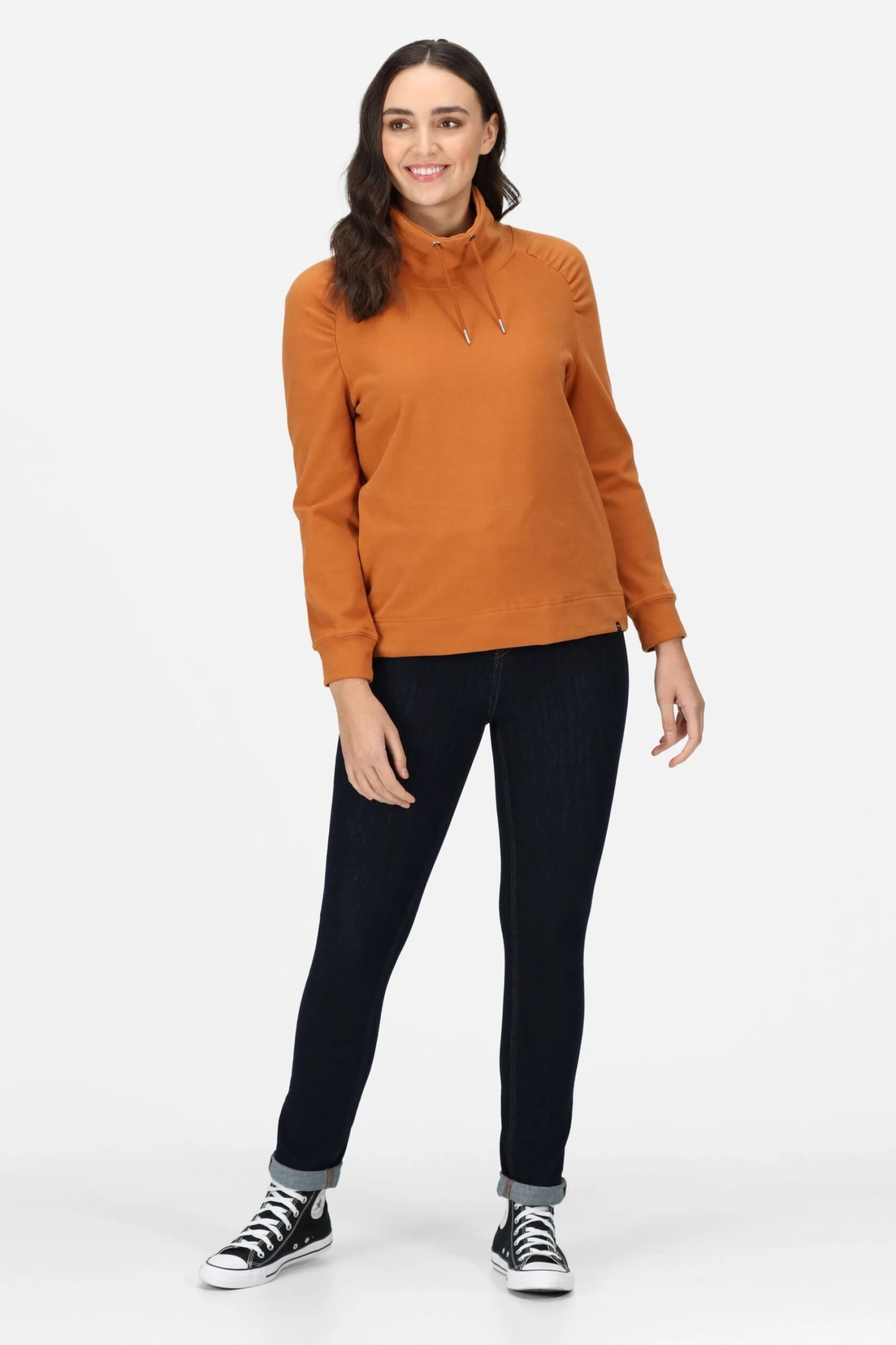 Regatta Abbilissa Slouchy Neckline Brown Fleece - Image 3