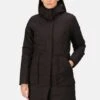 Regatta Womens Black Yewbank Ii Longline Waterproof Padded Jacket