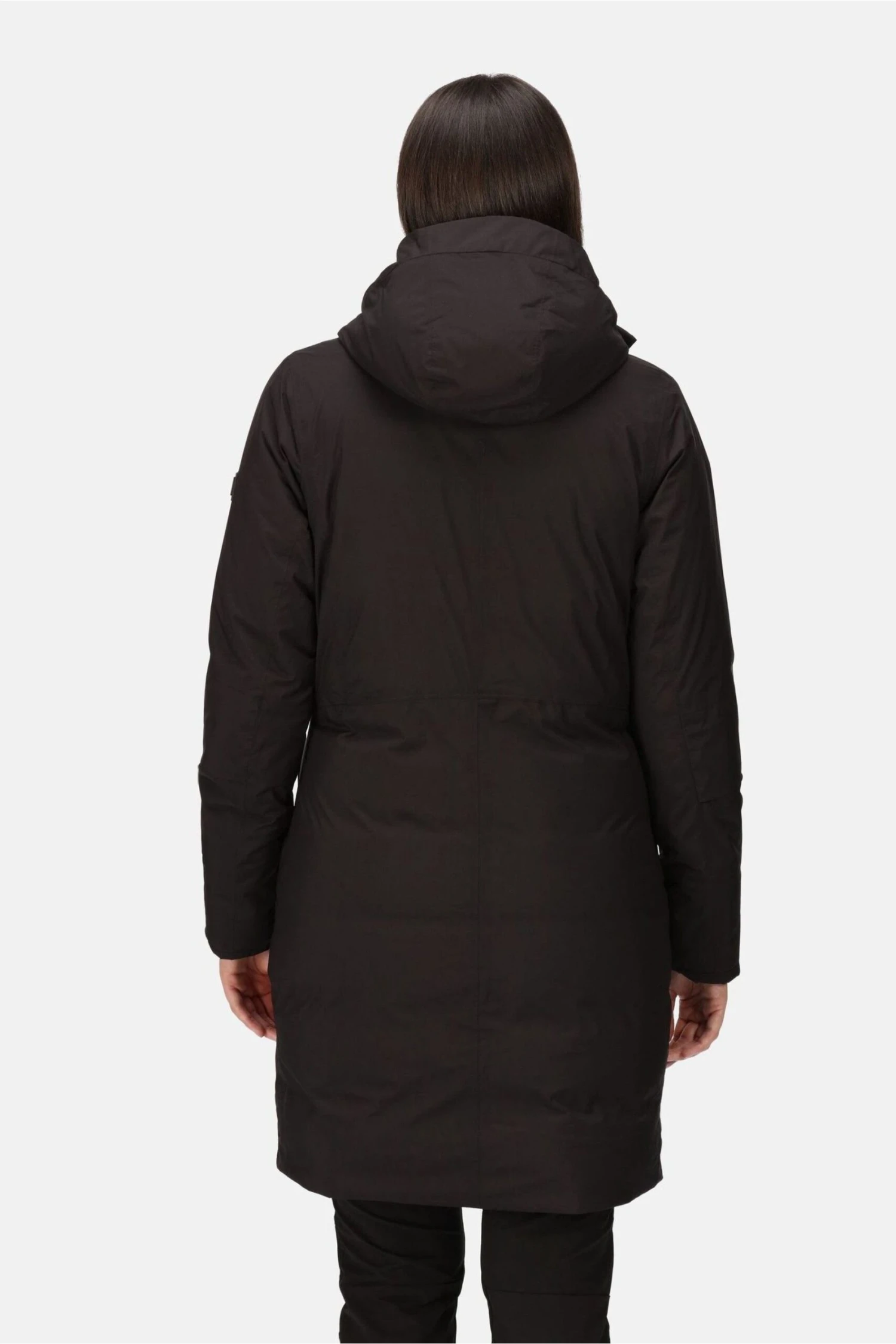 Regatta Womens Black Yewbank Ii Longline Waterproof Padded Jacket - Image 2