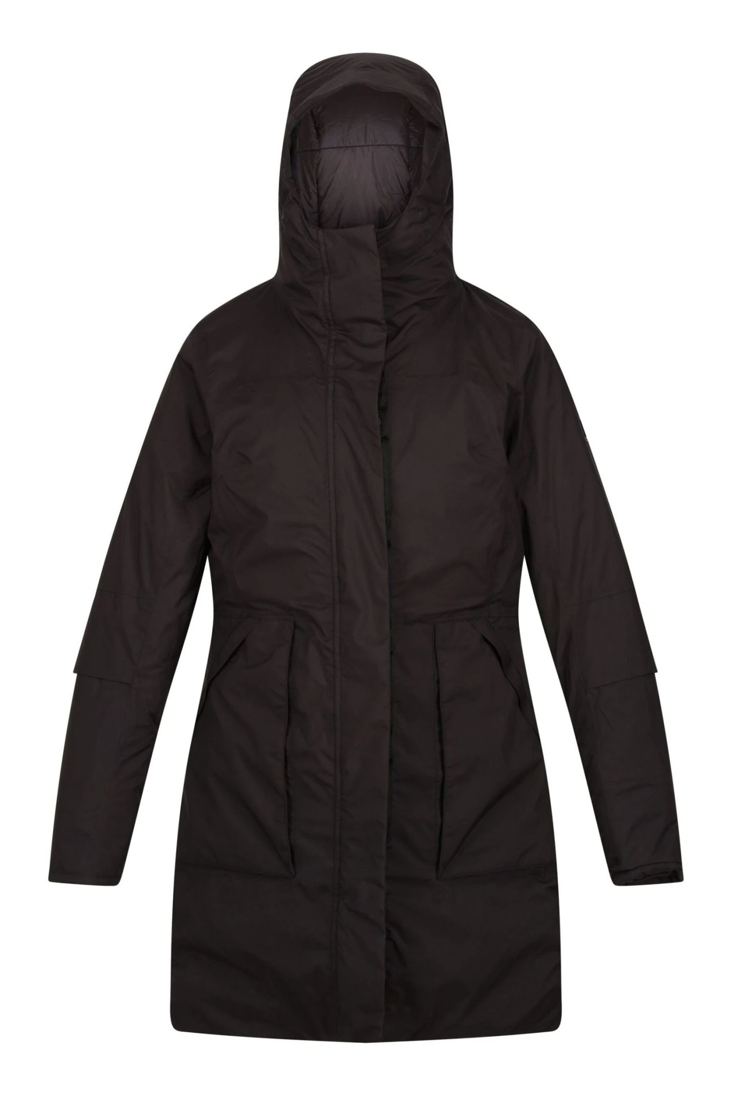 Regatta Womens Black Yewbank Ii Longline Waterproof Padded Jacket - Image 7