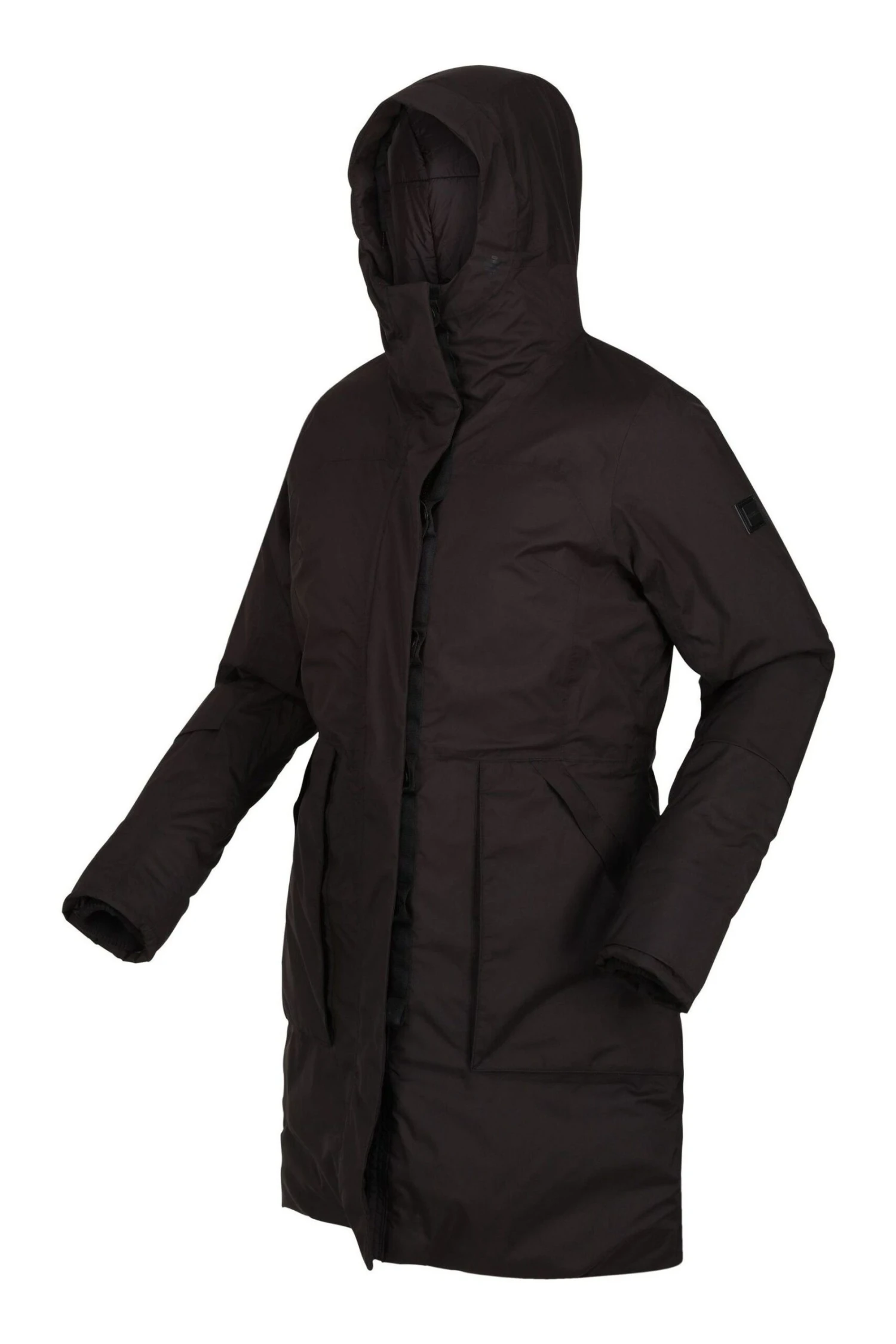 Regatta Womens Black Yewbank Ii Longline Waterproof Padded Jacket - Image 9