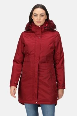 Regatta Red Lyanna Longline Waterproof Insulated Jacket