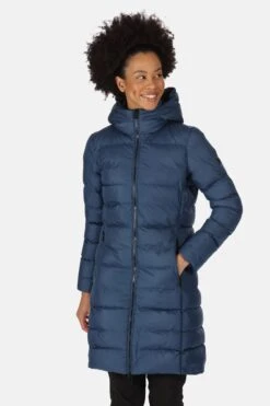 Regatta Blue Pandia II Longline Insulated Padded Jacket