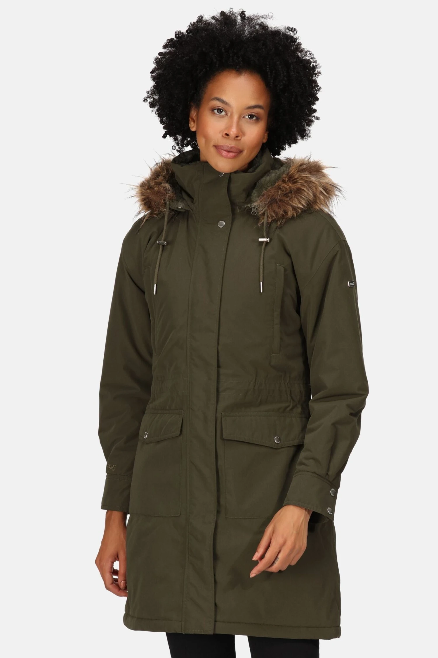 Regatta Green Shiloh Longline Waterproof Insulated Jacket