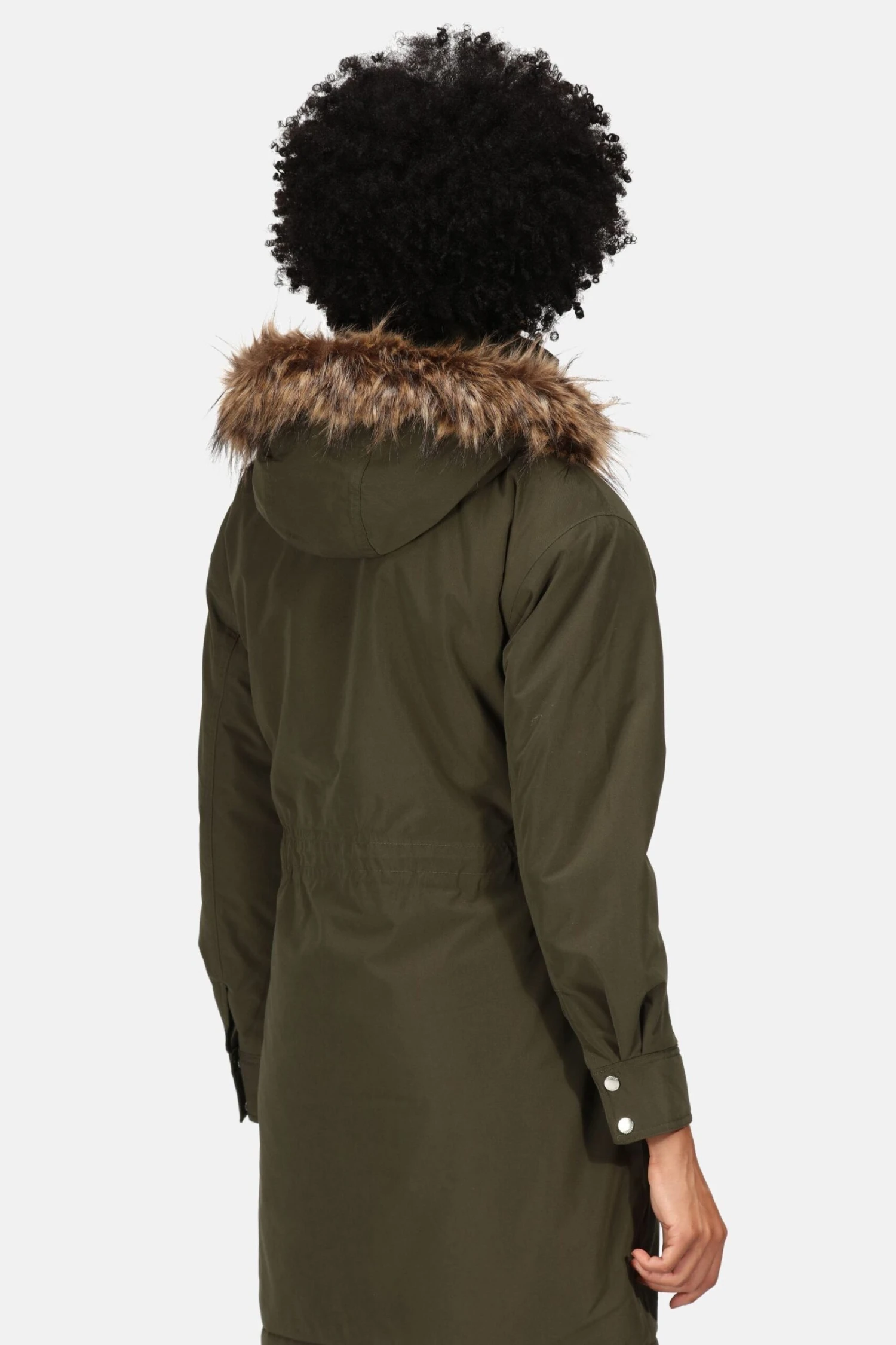 Regatta Green Shiloh Longline Waterproof Insulated Jacket - Image 2