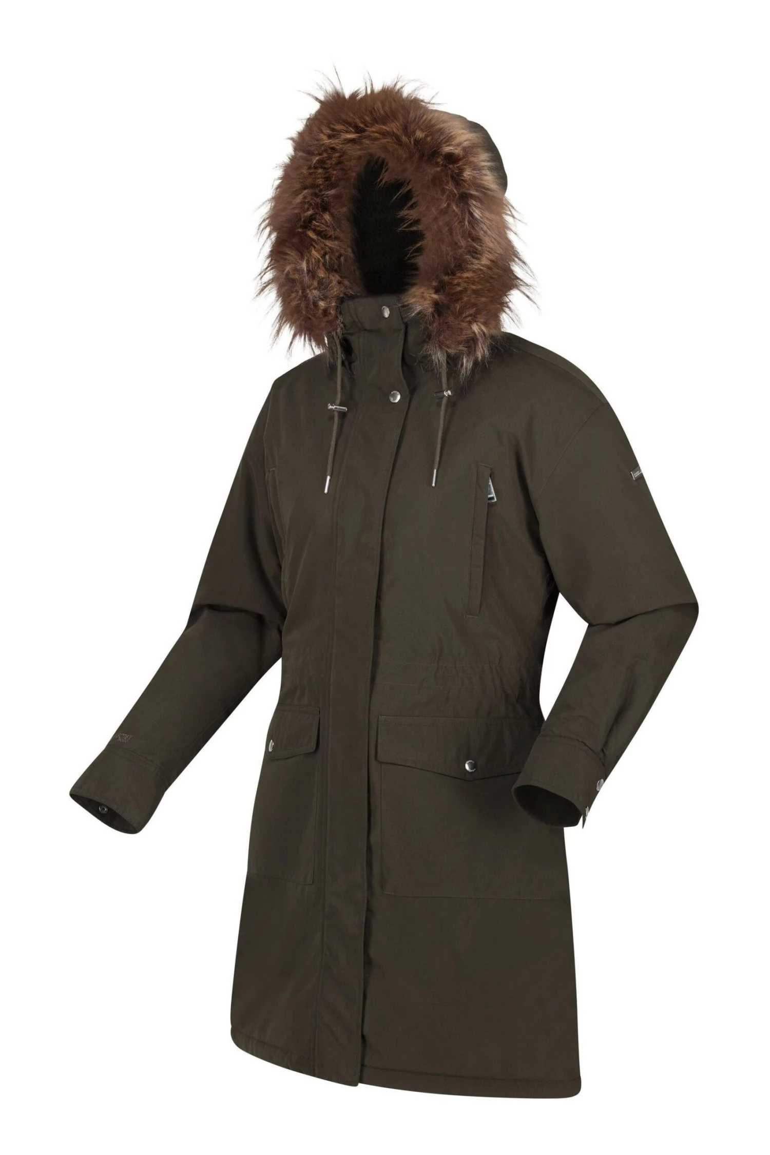 Regatta Green Shiloh Longline Waterproof Insulated Jacket - Image 9