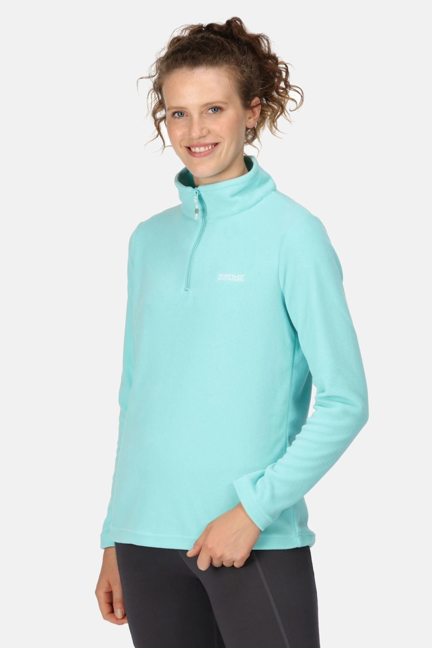 Regatta Blue Sweethart Half Zip Fleece - Image 2