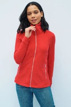 Regatta Red Azaelia Full Zip Fleece