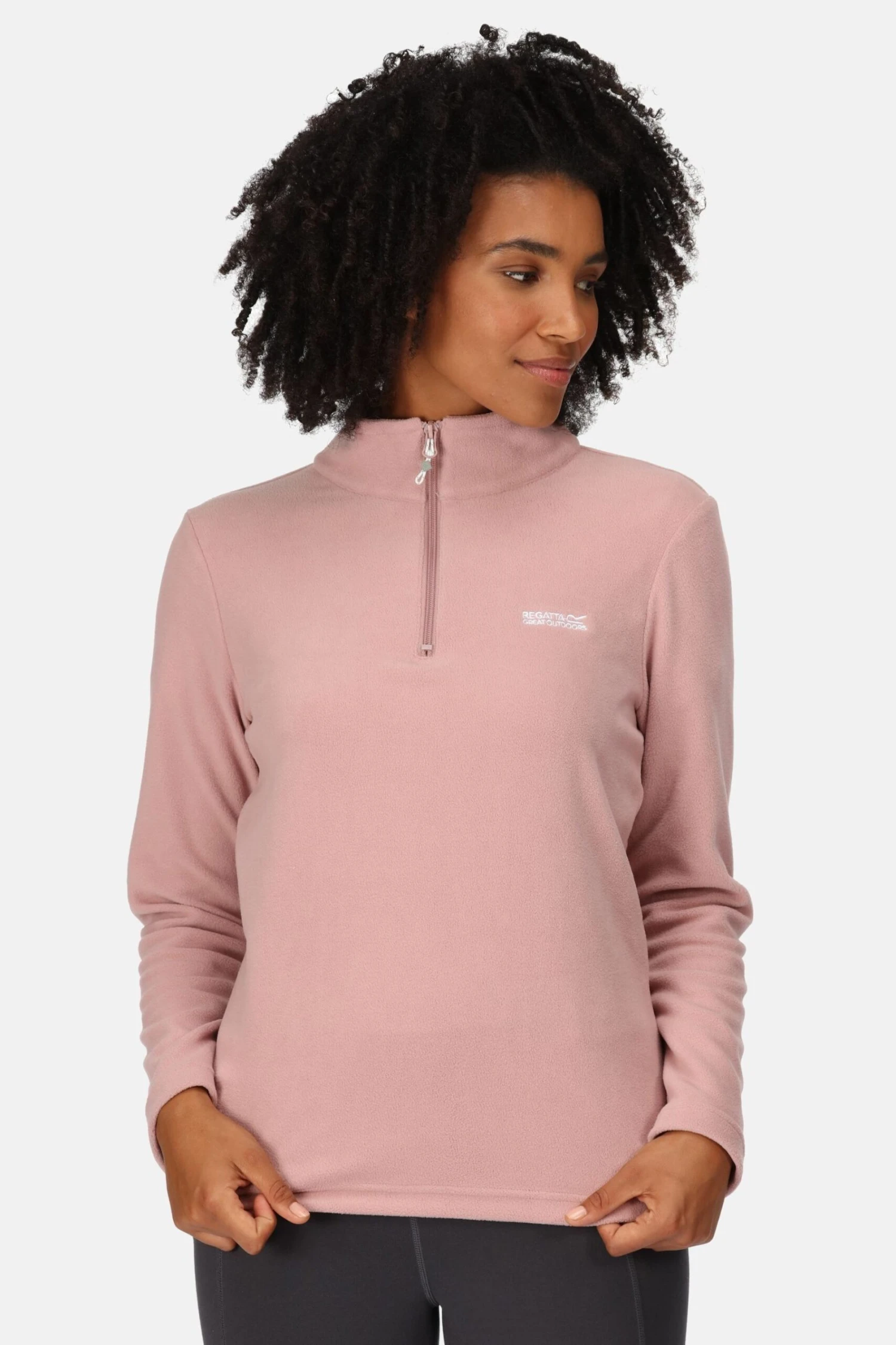 Regatta Pink Sweethart Half Zip Fleece - Image 2