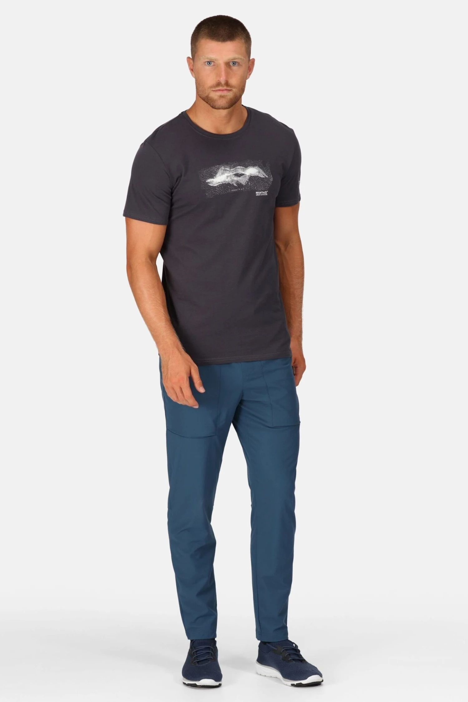 Regatta Grey Breezed Short Sleeve T-Shirt