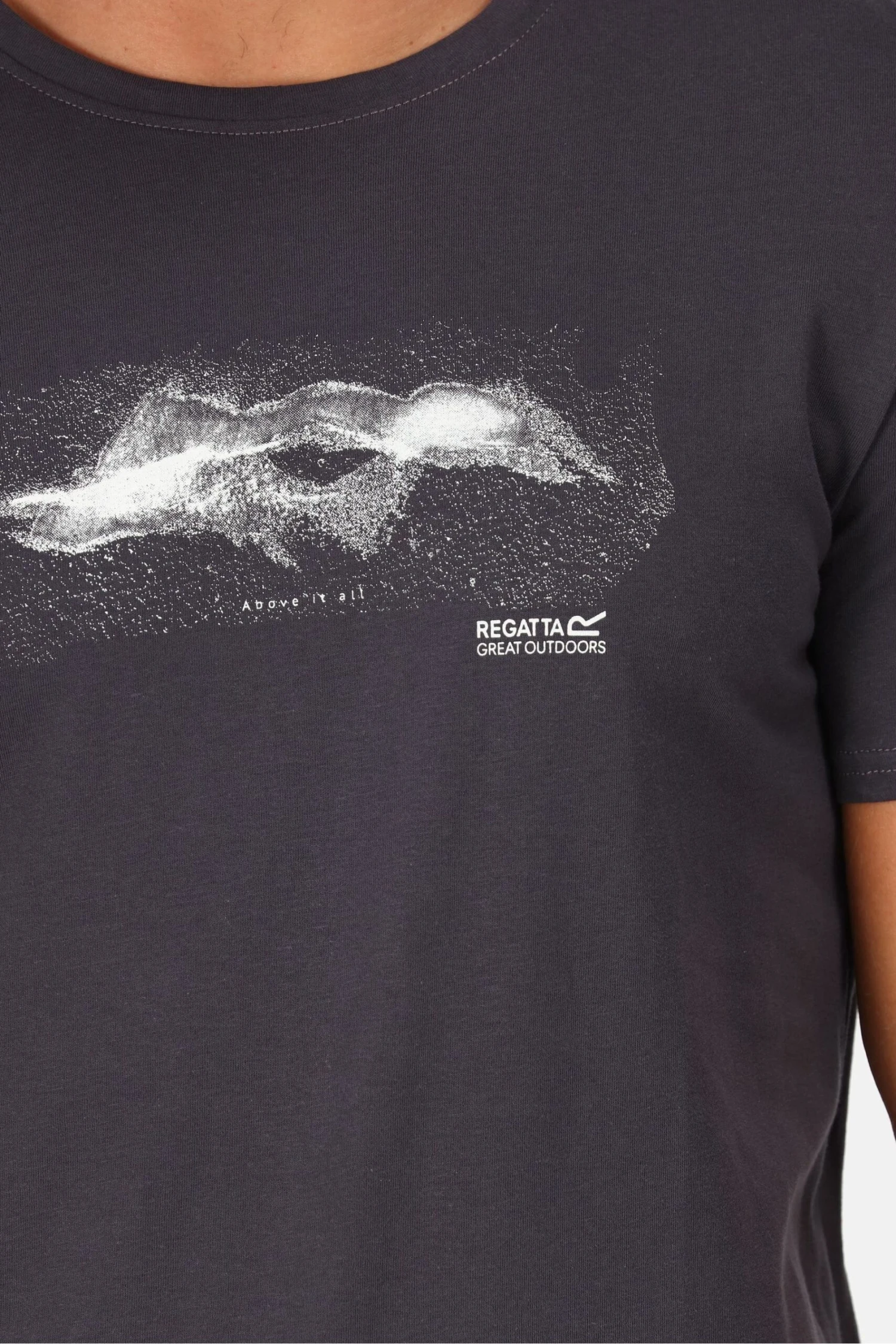 Regatta Grey Breezed Short Sleeve T-Shirt - Image 7