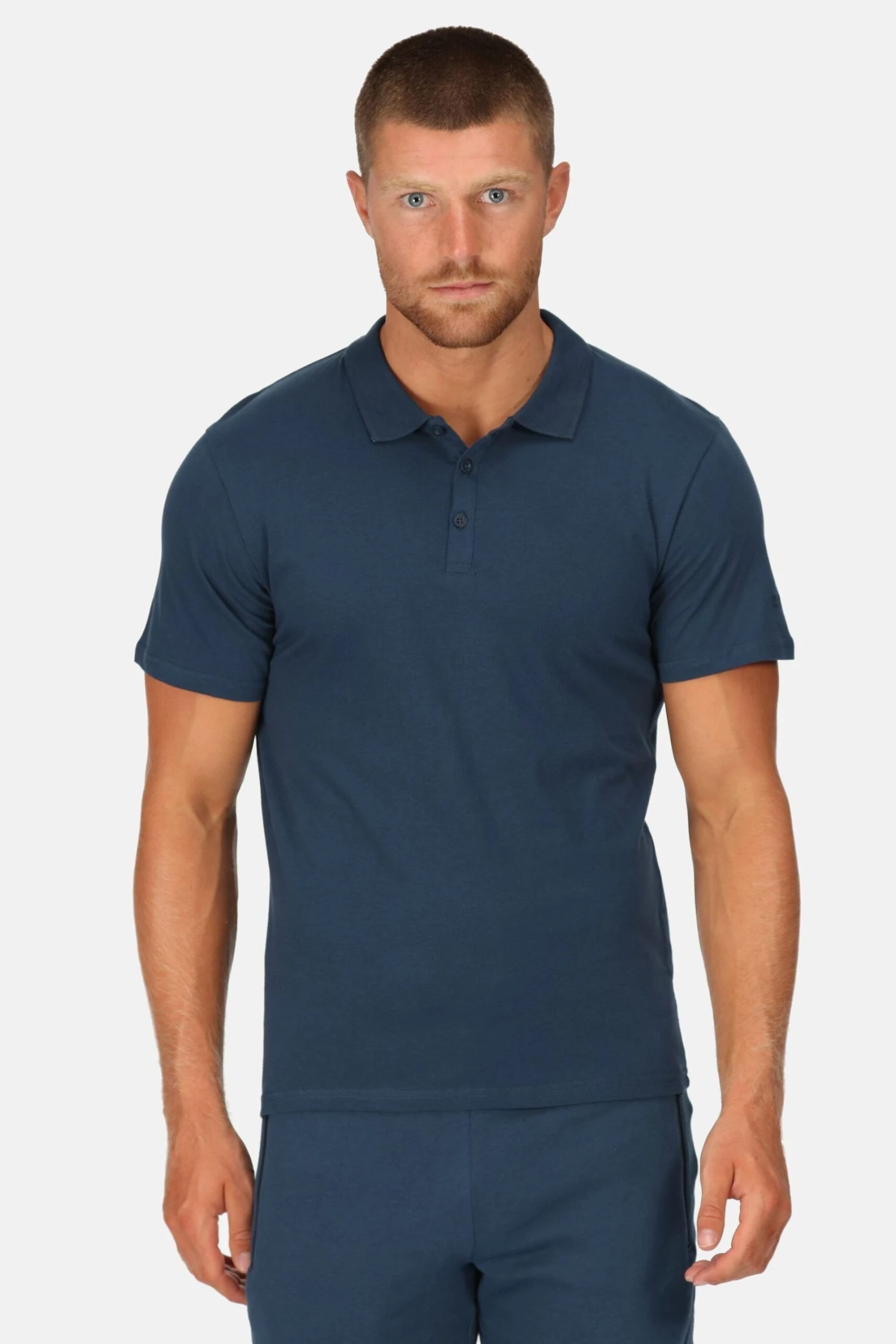 Regatta Blue Sinton Coolweave Polo Shirt - Image 3