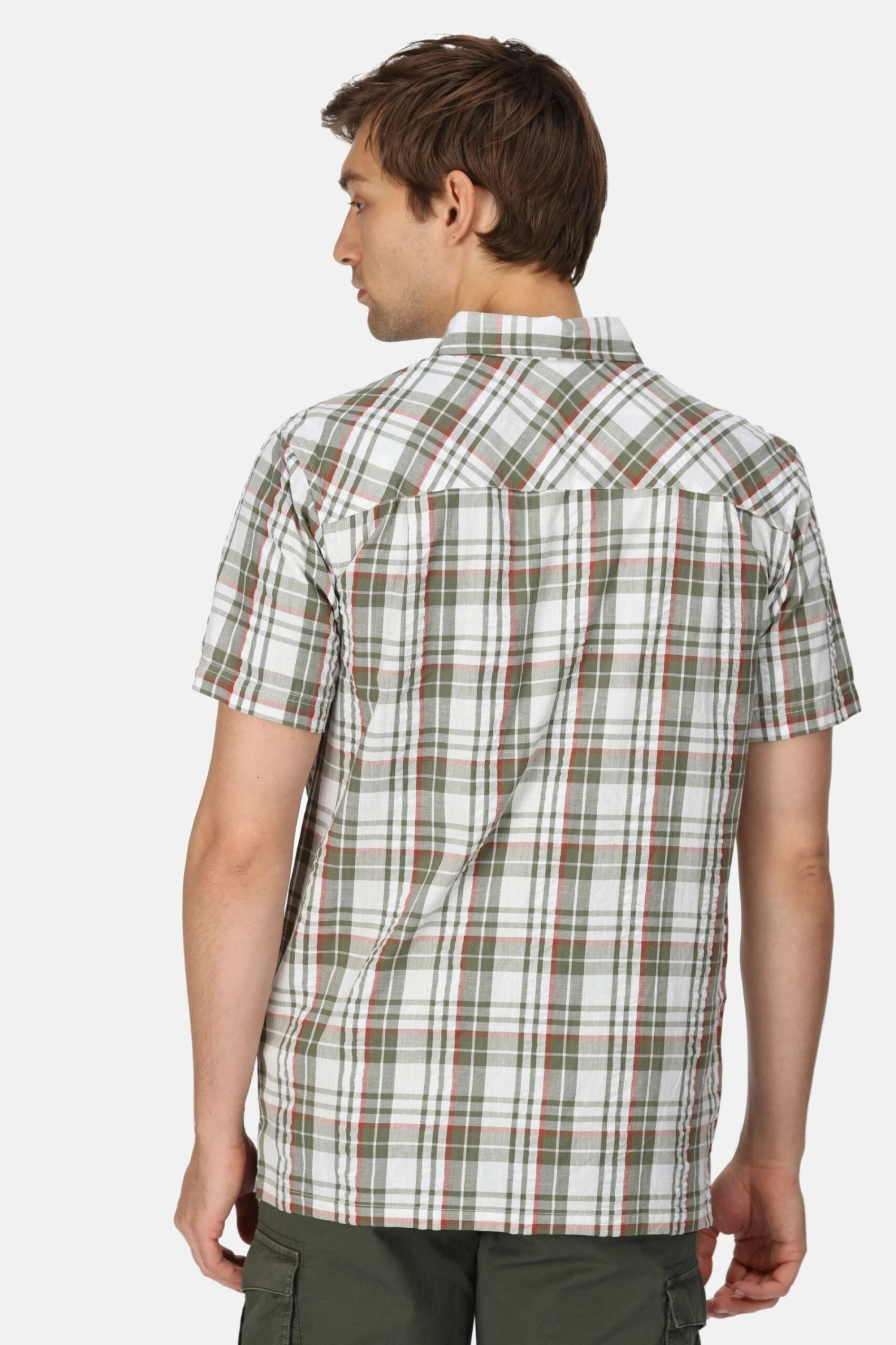 Regatta Deavin Short Sleeve Green Shirt - Image 2