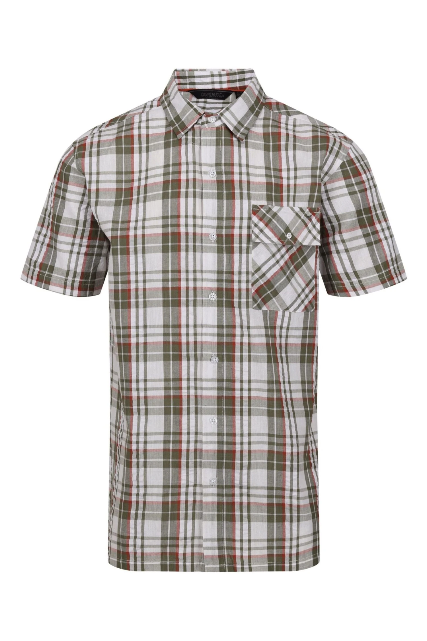 Regatta Deavin Short Sleeve Green Shirt - Image 5