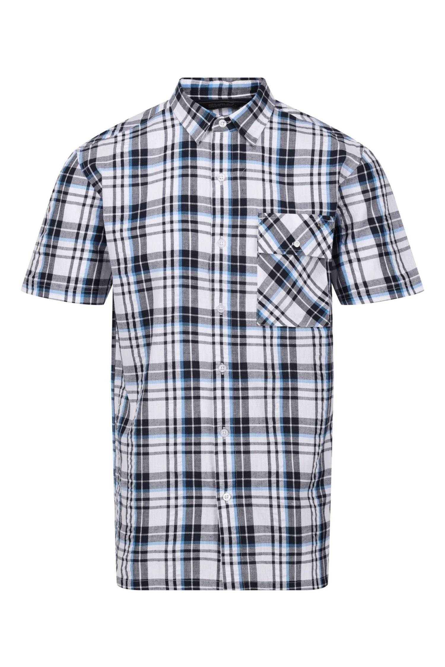 Regatta Blue Deavin Short Sleeve Shirt - Image 5