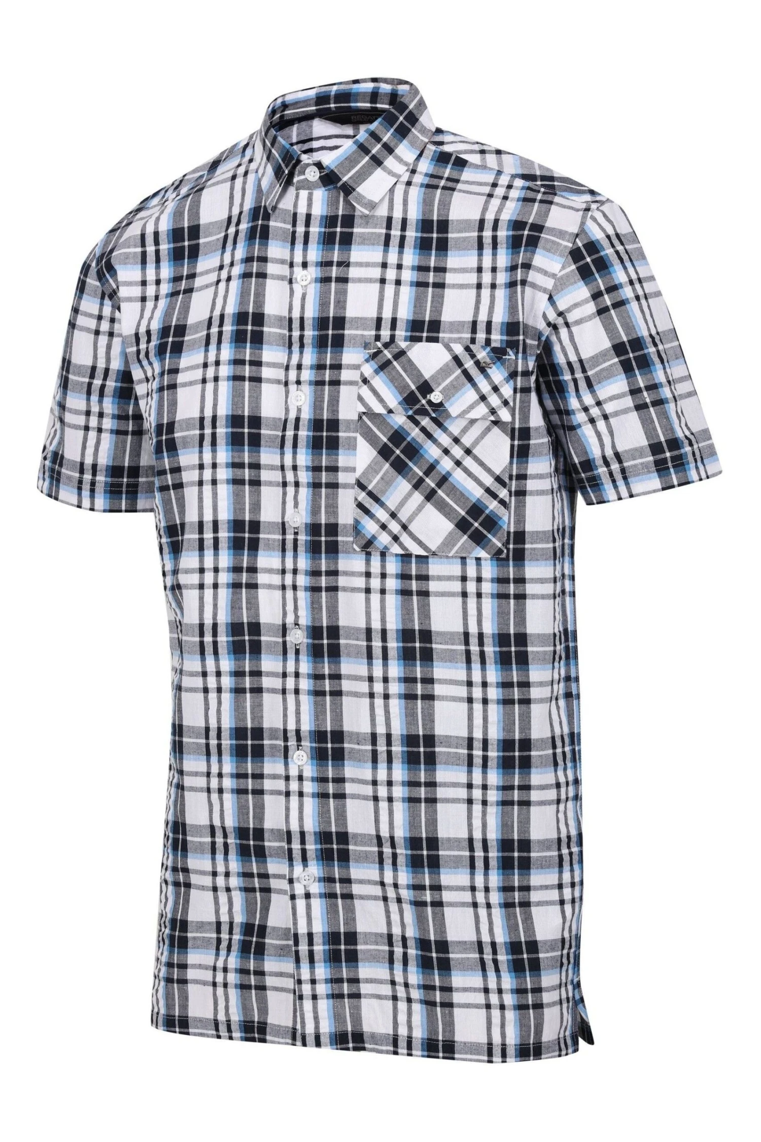 Regatta Blue Deavin Short Sleeve Shirt - Image 7