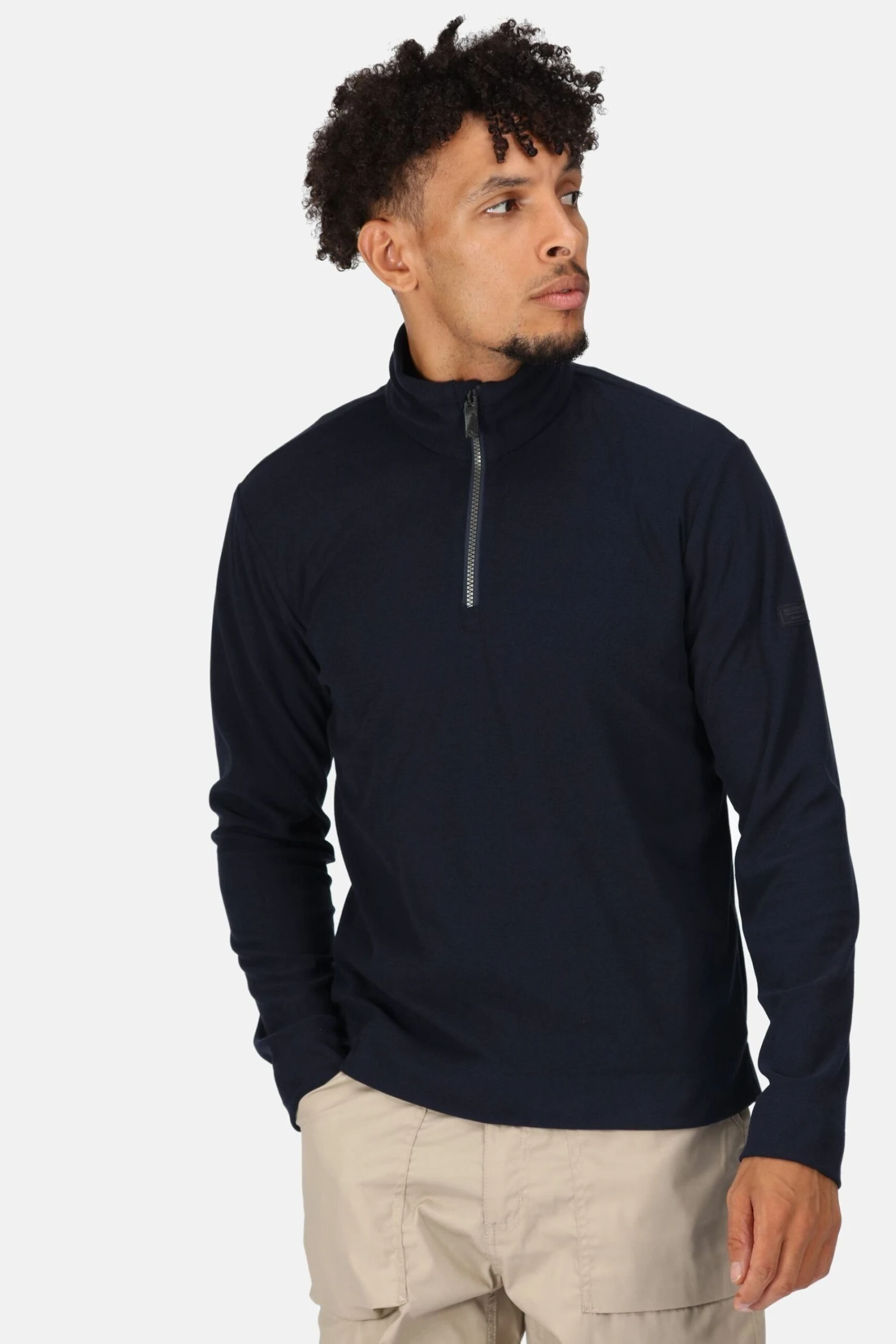 Regatta Blue Shorebay Zip Neck Fleece