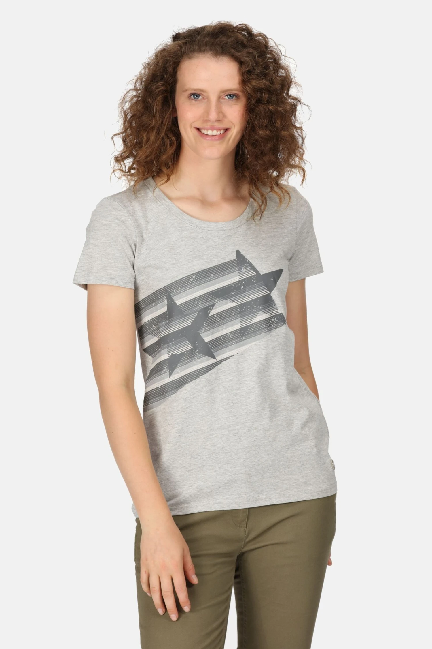 Regatta Grey Filandra VII Graphic Print T-Shirt