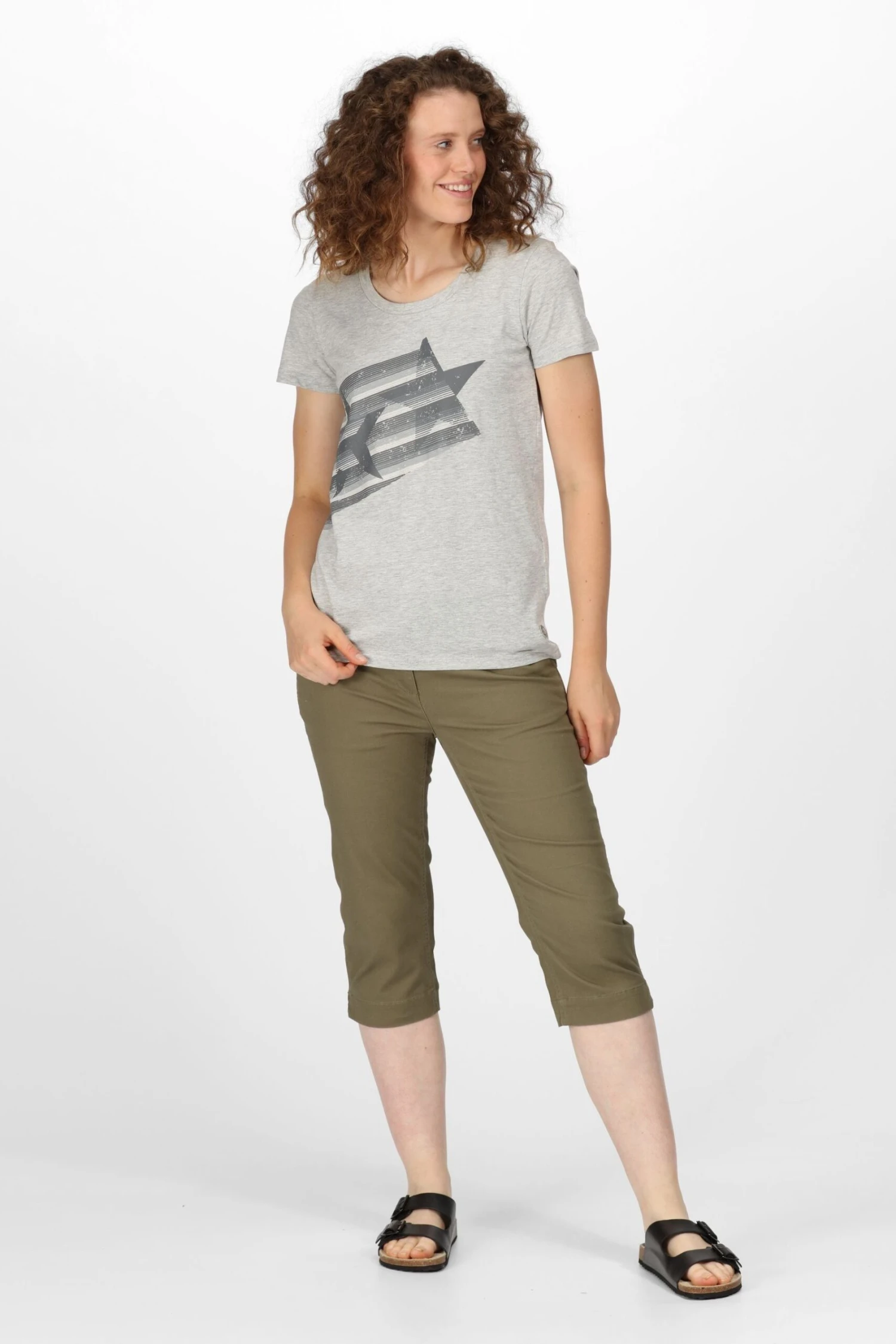 Regatta Grey Filandra VII Graphic Print T-Shirt - Image 3