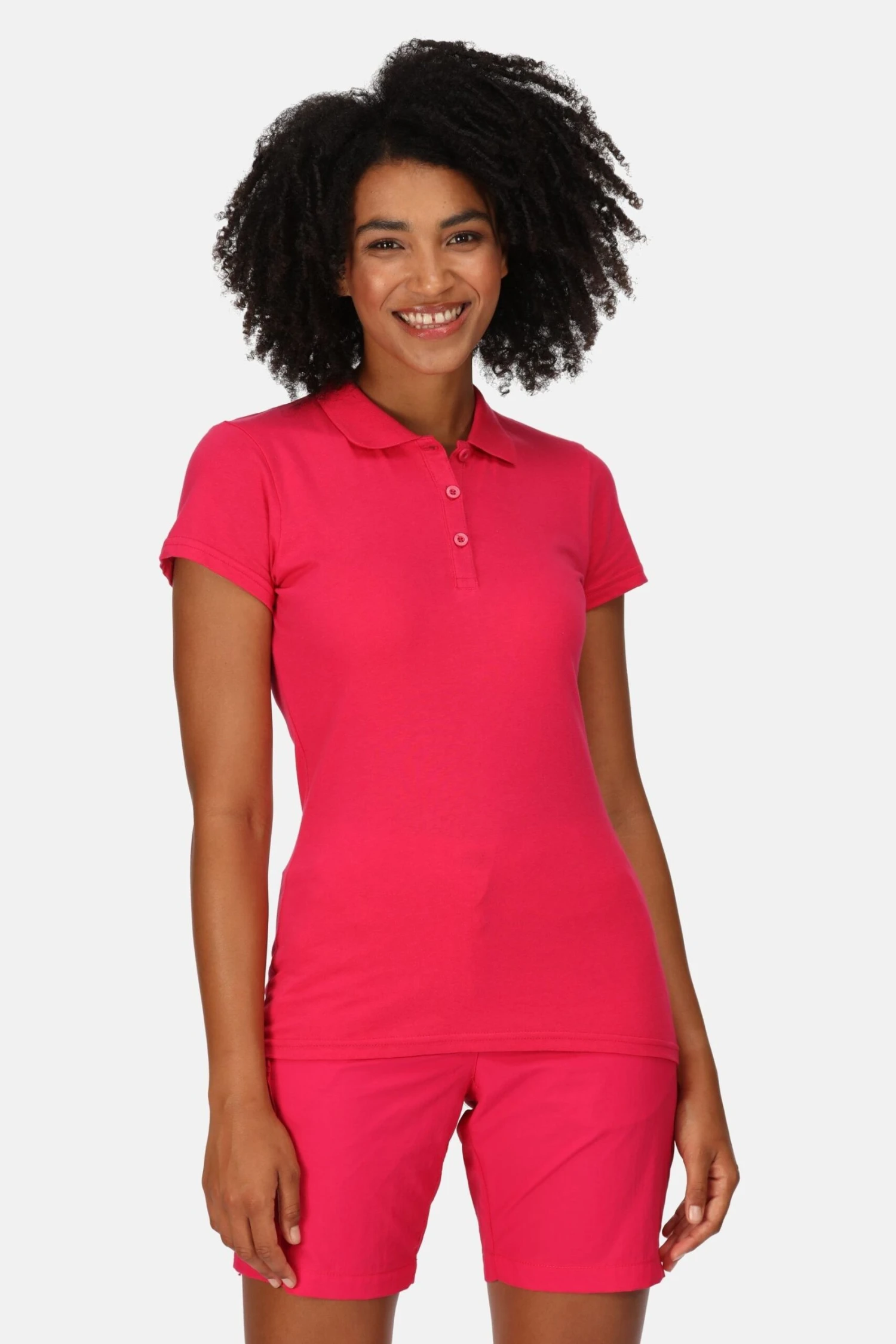 Regatta Womens Pink Sinton Polo Shirt - Image 3