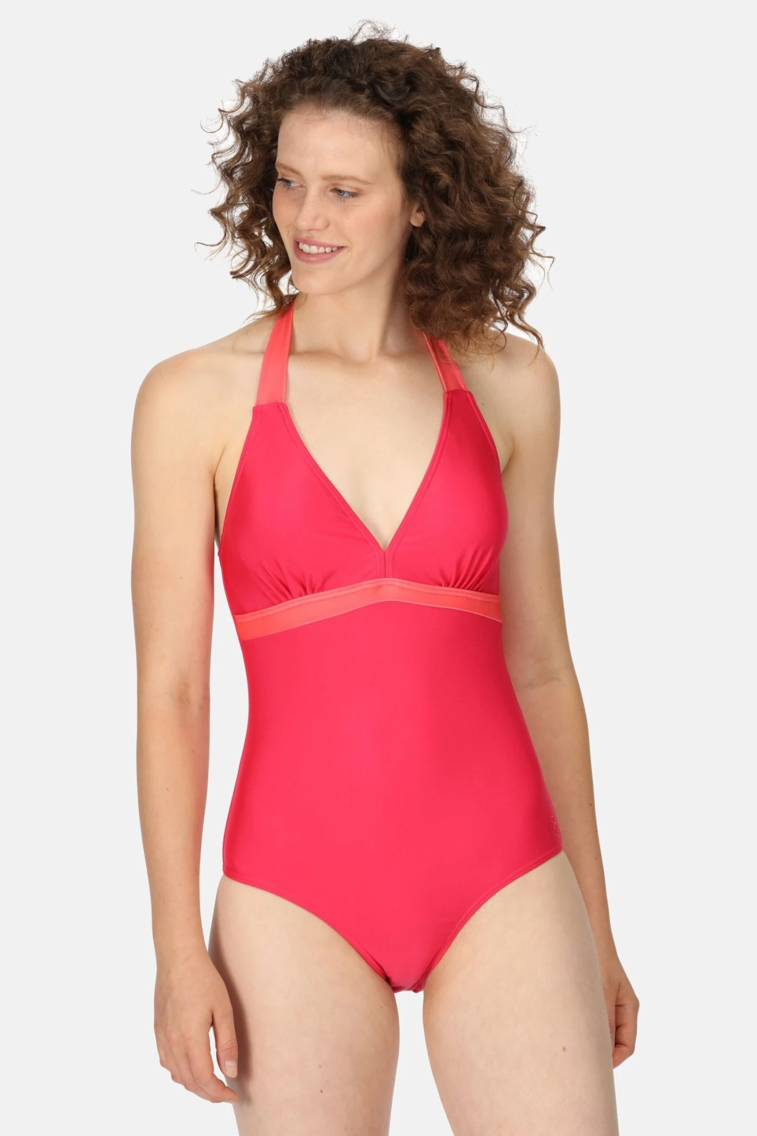 Regatta Pink Flavia Halterneck Swimming Costume