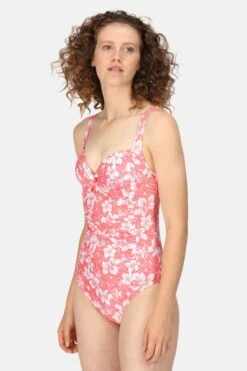 Regatta Pink Sakari Tummy Control Swimsuit