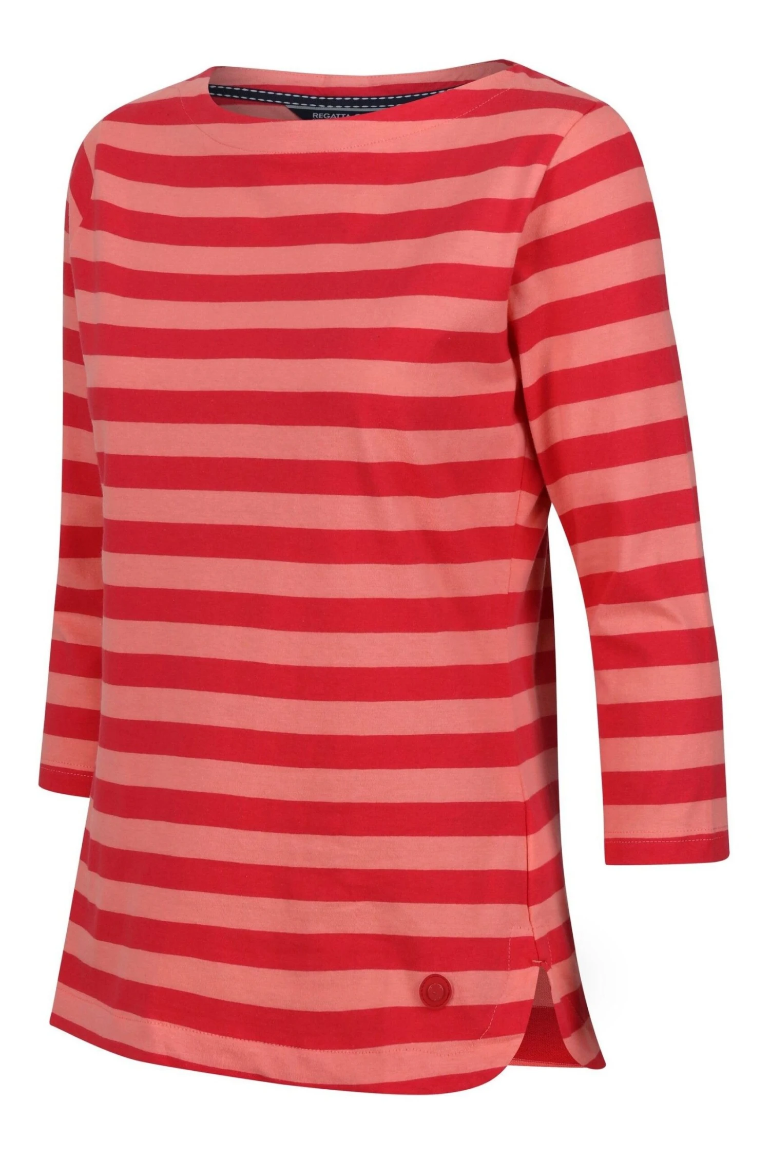 Regatta Pink Bayla 3/4 Sleeve Striped T-Shirt - Image 7