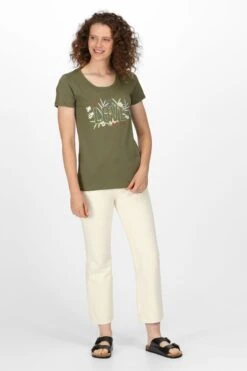 Regatta Green Filandra VII Graphic Print T-Shirt