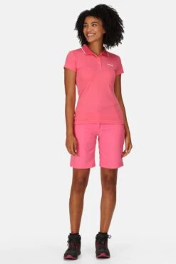 Regatta Womens Pink Maverick V Polo T-Shirt