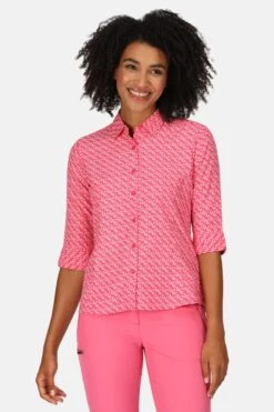 Regatta Pink Nimis V 3/4 Sleeve Shirt