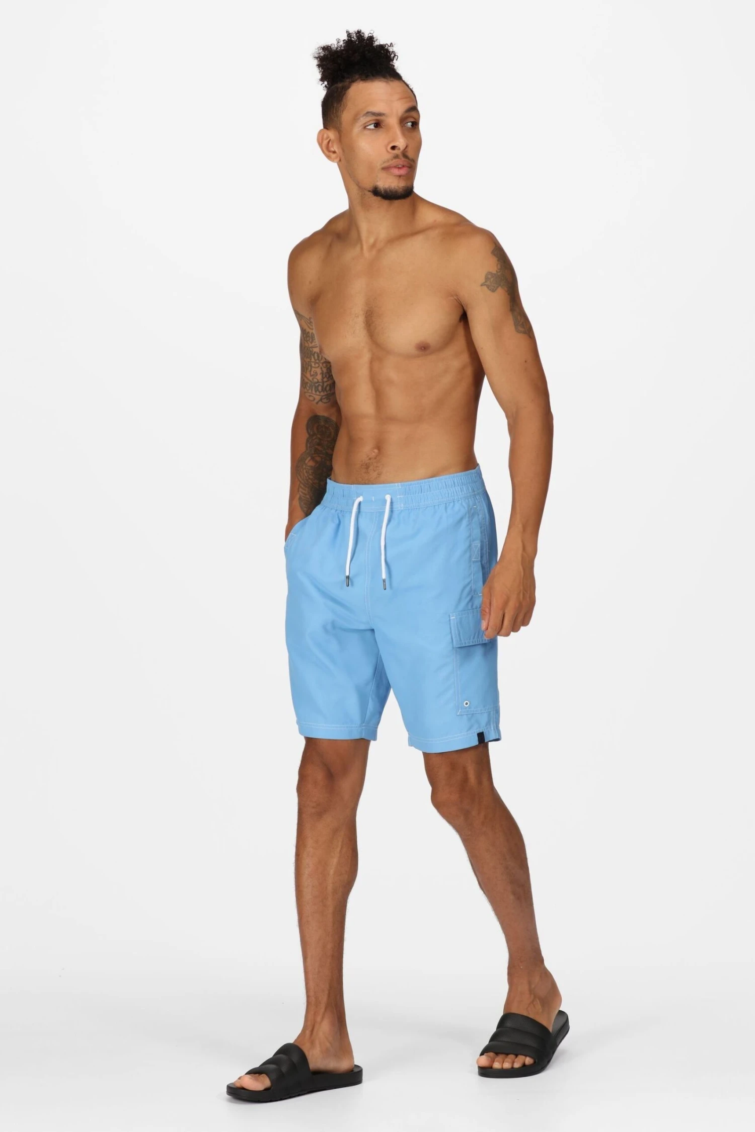 Regatta Blue Hotham IV Board Swim Shorts