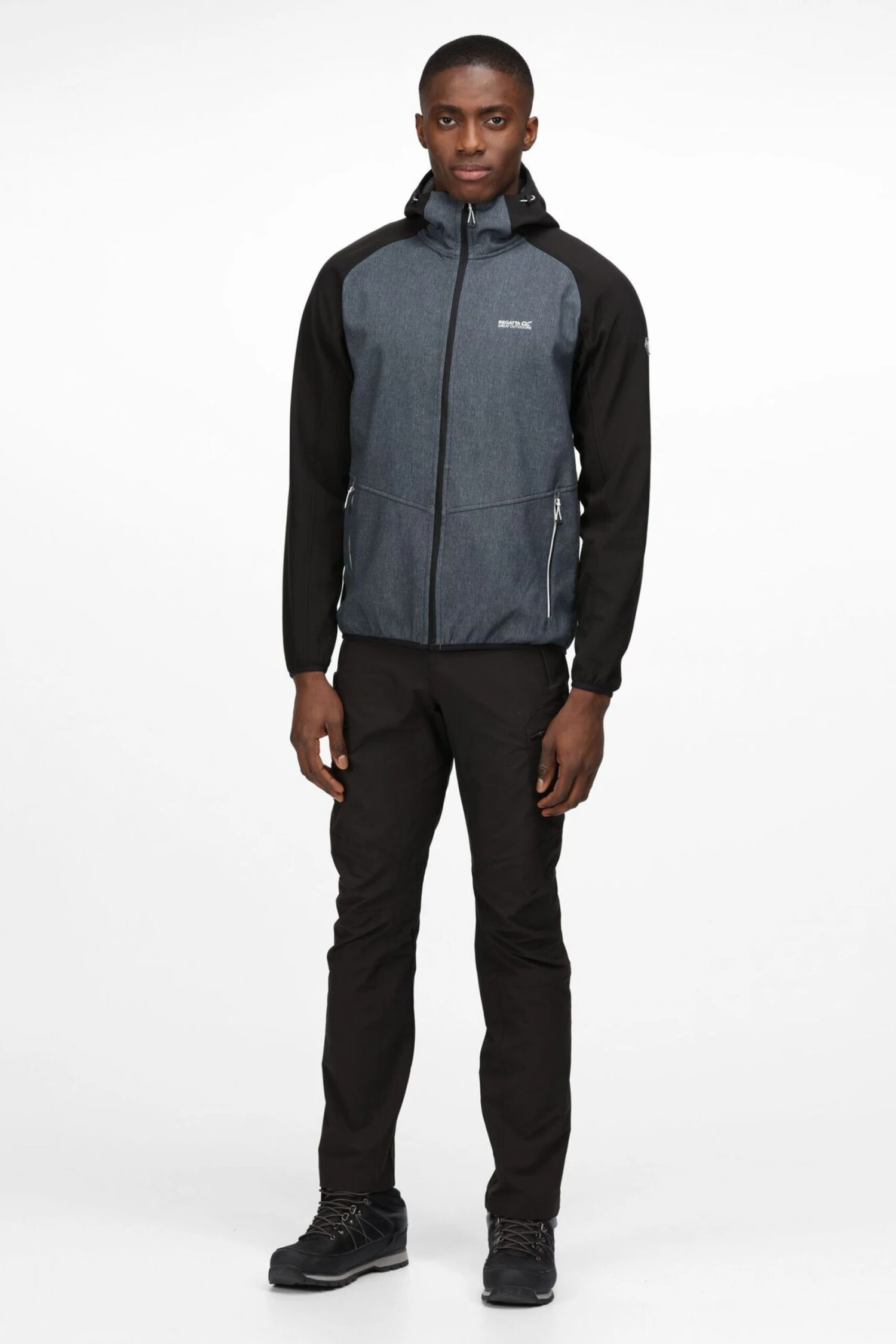 Regatta Grey Arec III Full Zip Softshell Jacket - Image 3