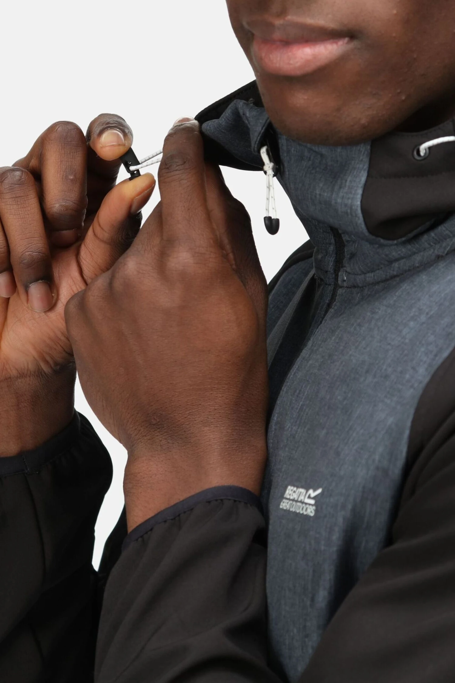 Regatta Grey Arec III Full Zip Softshell Jacket - Image 5